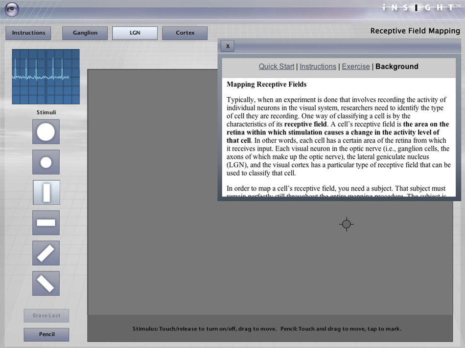 #4. iNSIGHT Receptive Field Maps (iOS) Ved: Polyhedron Learning Media, Inc.