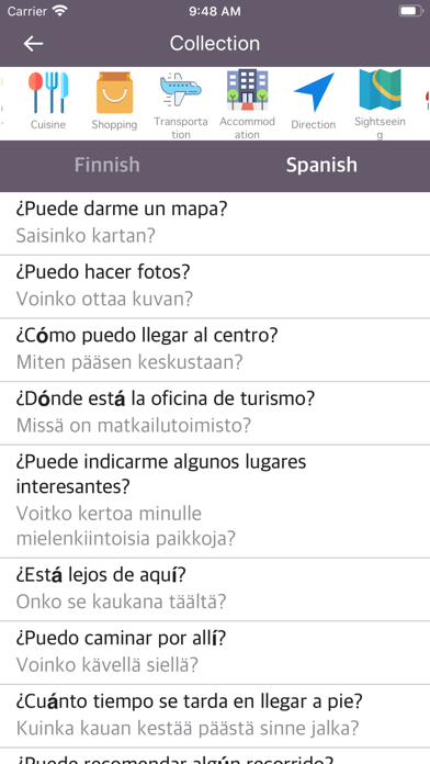Screenshot #2 pour Finnish Spanish Dictionary