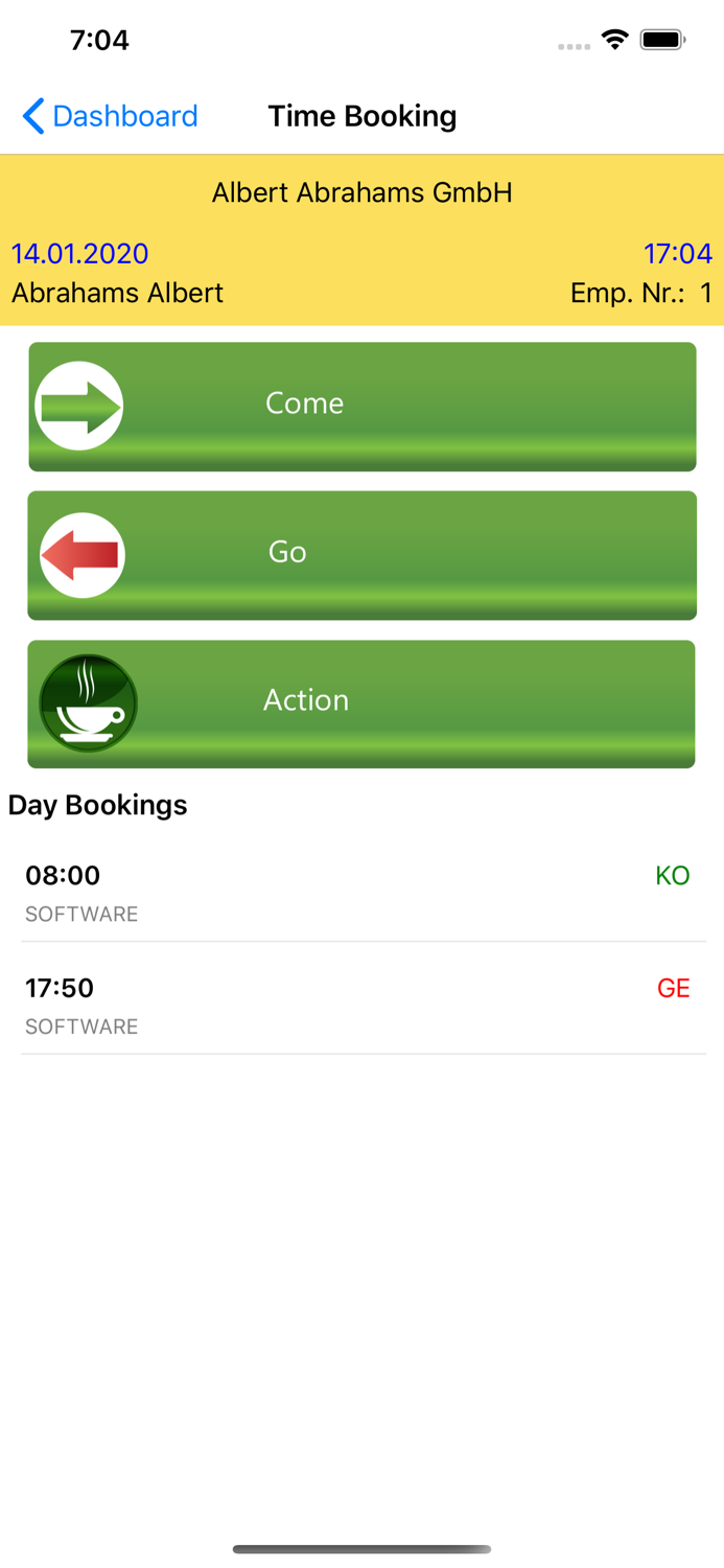 Krutec Zeiterfassung v6