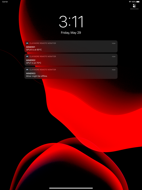 Screenshot #5 pour Claymore Remote Monitor