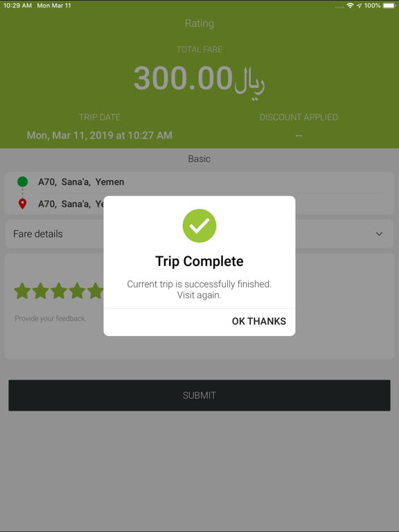 SAHL TAXI iPad screenshot 8 - Travel app
