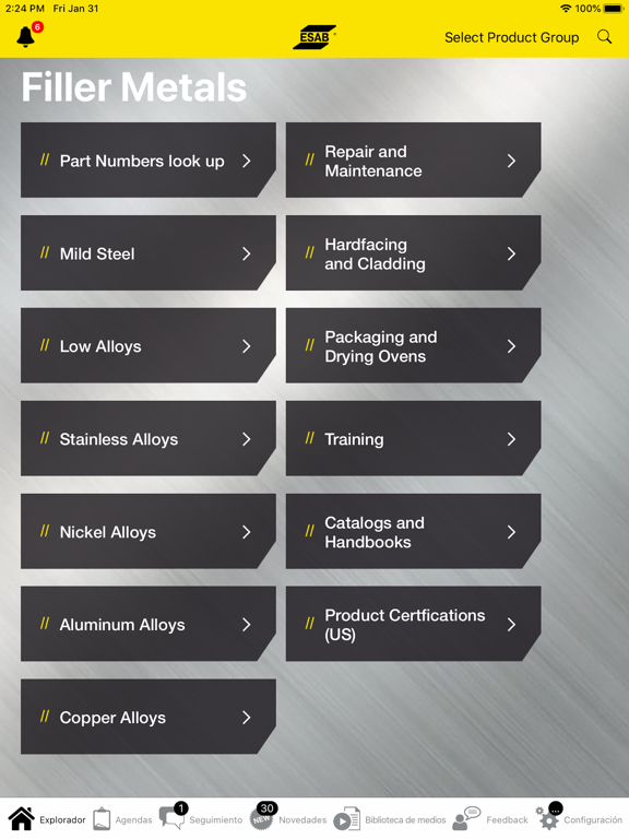 ESAB Ignite iPad screenshot 1 - Business app