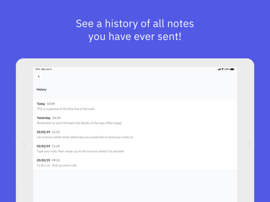 Flite - Email Yourself Notes iPad app afbeelding 6