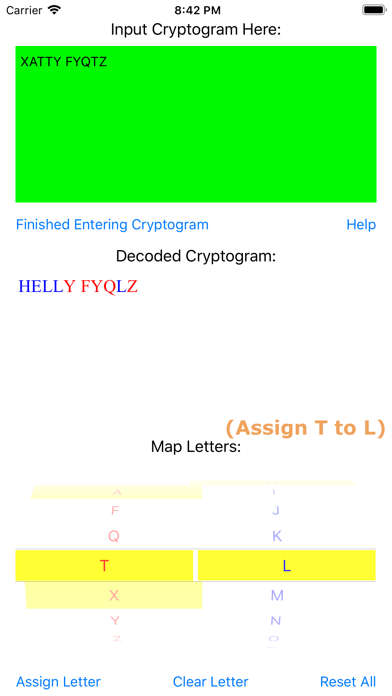 Cryptogram-Assistant Screenshot