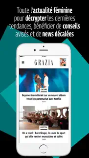 grazia iPhone Captures Décran 1