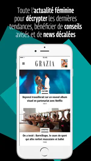 Grazia screenshot 1