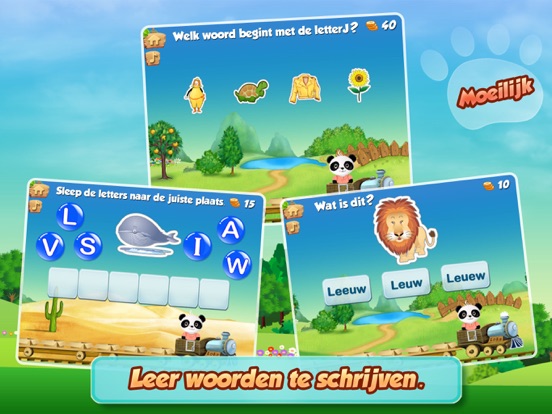 Lola Alfabet Trein Leren lezen iPad app afbeelding 4