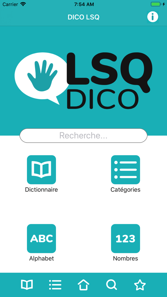 #1. DICO LSQ (iOS) 由: Regroupement des parents et amis des enfants sourds et malentendants franco-ontariens (RESO)