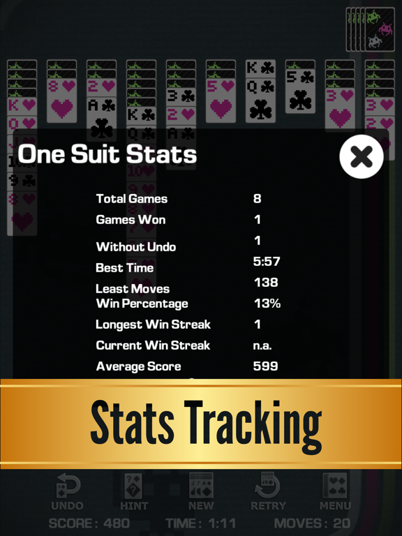 Spider Solitaire Classic ◆ iPad screenshot 9 - Games app