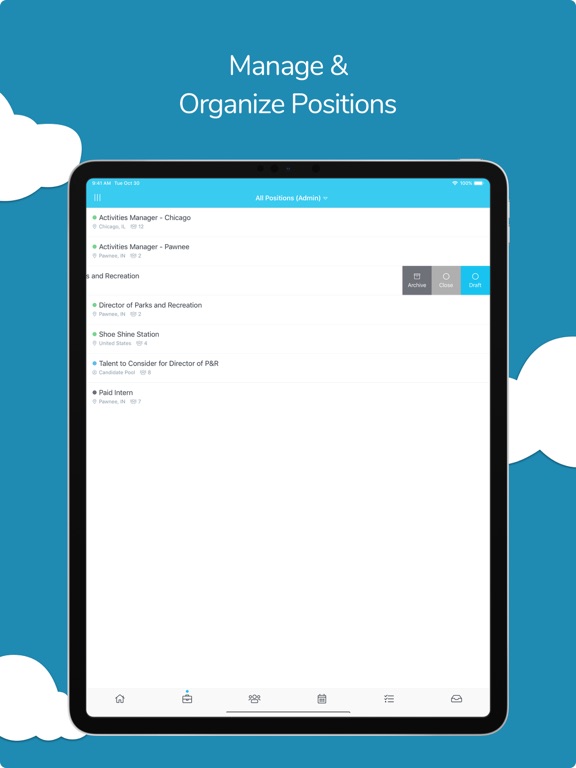 Breezy HR iPad screenshot 4 - Productivity app