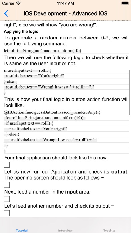 API Reference for IOS Develope