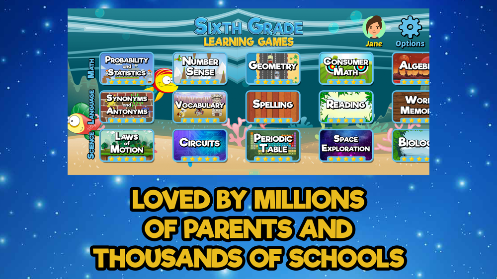 Sixth Grade Learning Games App for iPhone Free Download Sixth Grade Learning Games for iPad