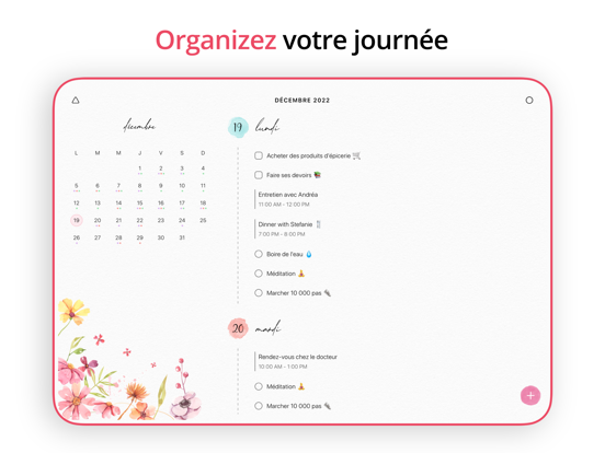 Screenshot #5 pour Planner et To Do List - Floret