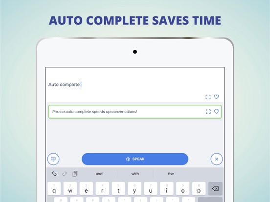 AAC Bestie Text to Speech iPad screenshot 6 - Medical app