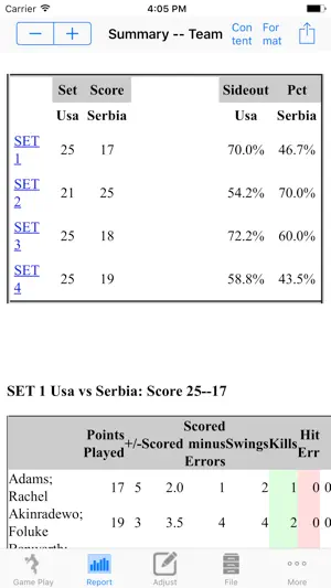 Volleyball Stat! screenshot 4