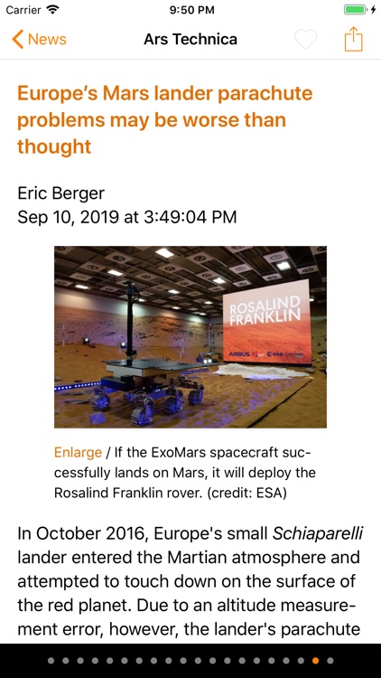 Heartfeed RSS Reader