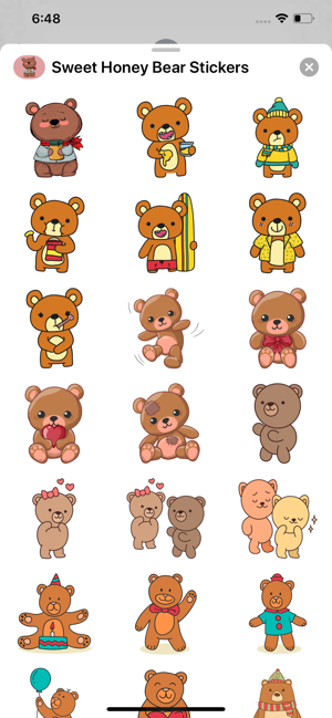 Sweet Honey Bear Stickers(圖3)-速報App