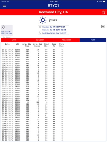 NOAA NDBC Buoy Live Marineのおすすめ画像5