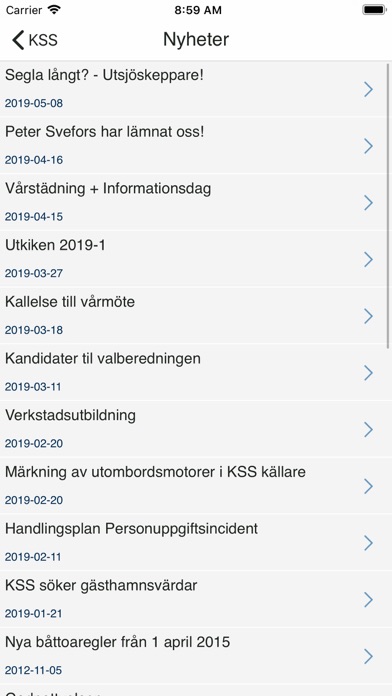 Screenshot #2 pour KSS - Karlskrona Segelsällskap