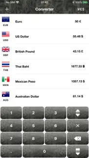 currency converter & monitor iphone screenshot 3