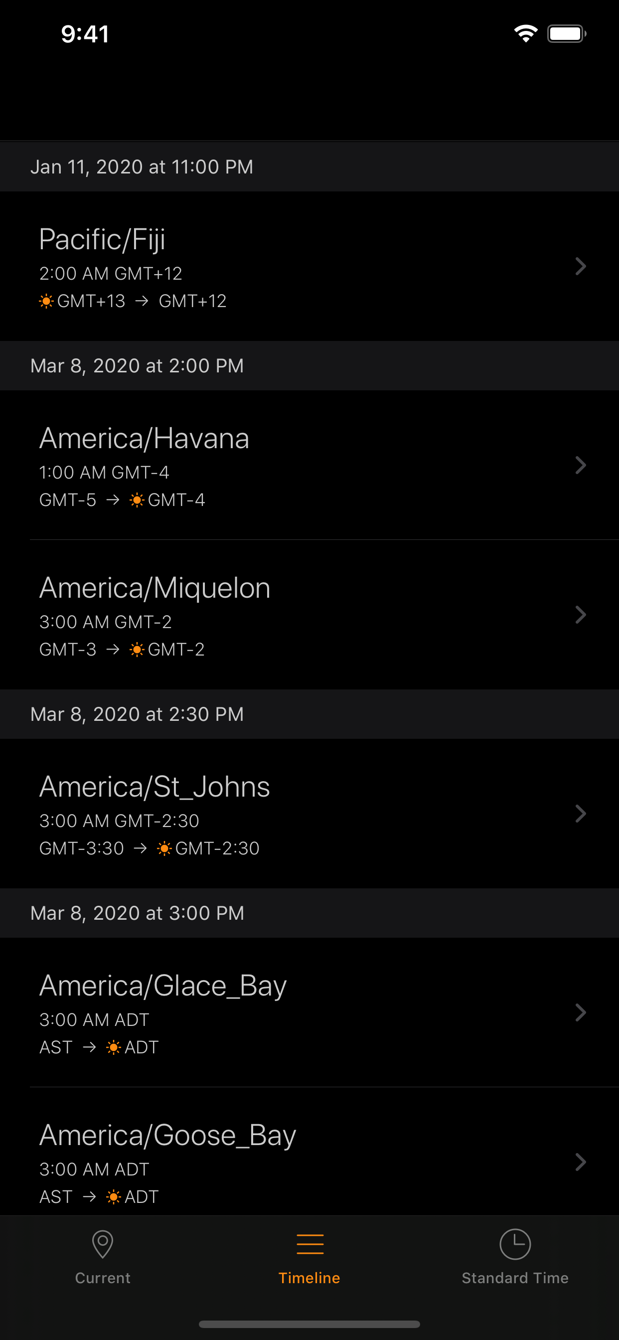 Daylight Saving Time screenshot 6