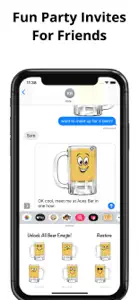 Cold Beer Emojis - Brew Text screenshot #3 for iPhone