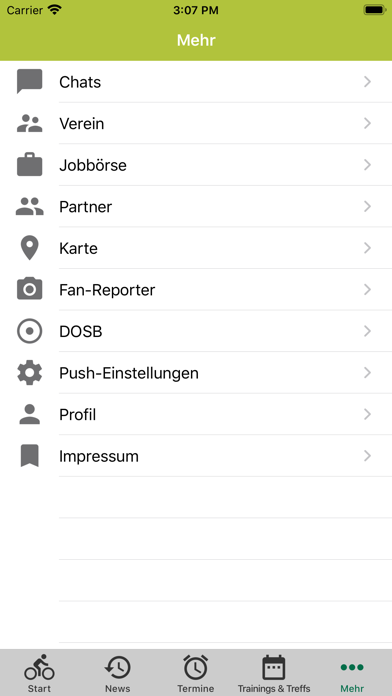 MTB-Club Karlsruhe e.V. Screenshot
