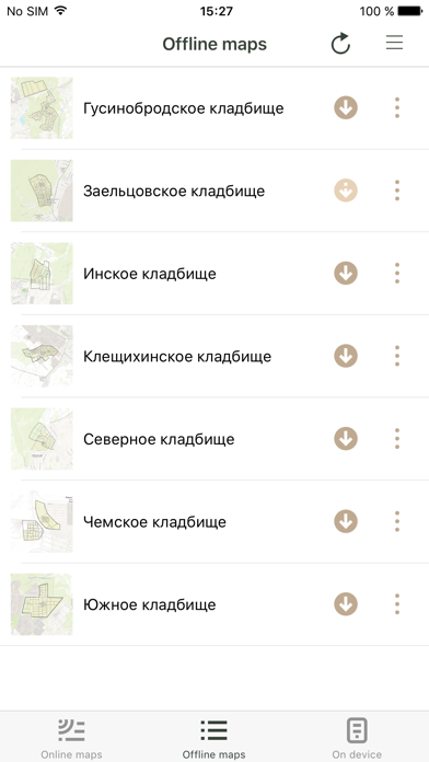 Novosibirsk cemeteries Screenshot