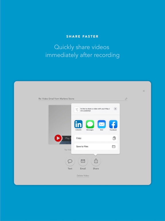 BombBomb iPad screenshot 5 - Business app