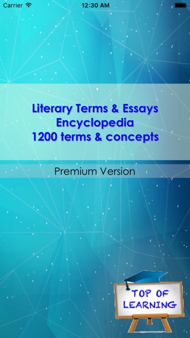 How to cancel & delete Literary Terms & Essays Quiz from iphone & ipad 1