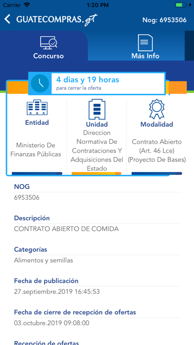 Guatecompras Screenshot 5 of 6