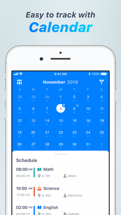 Pocket Schedule Planner Screenshot
