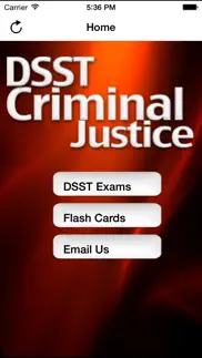 dsst criminal justice prep iphone screenshot 1