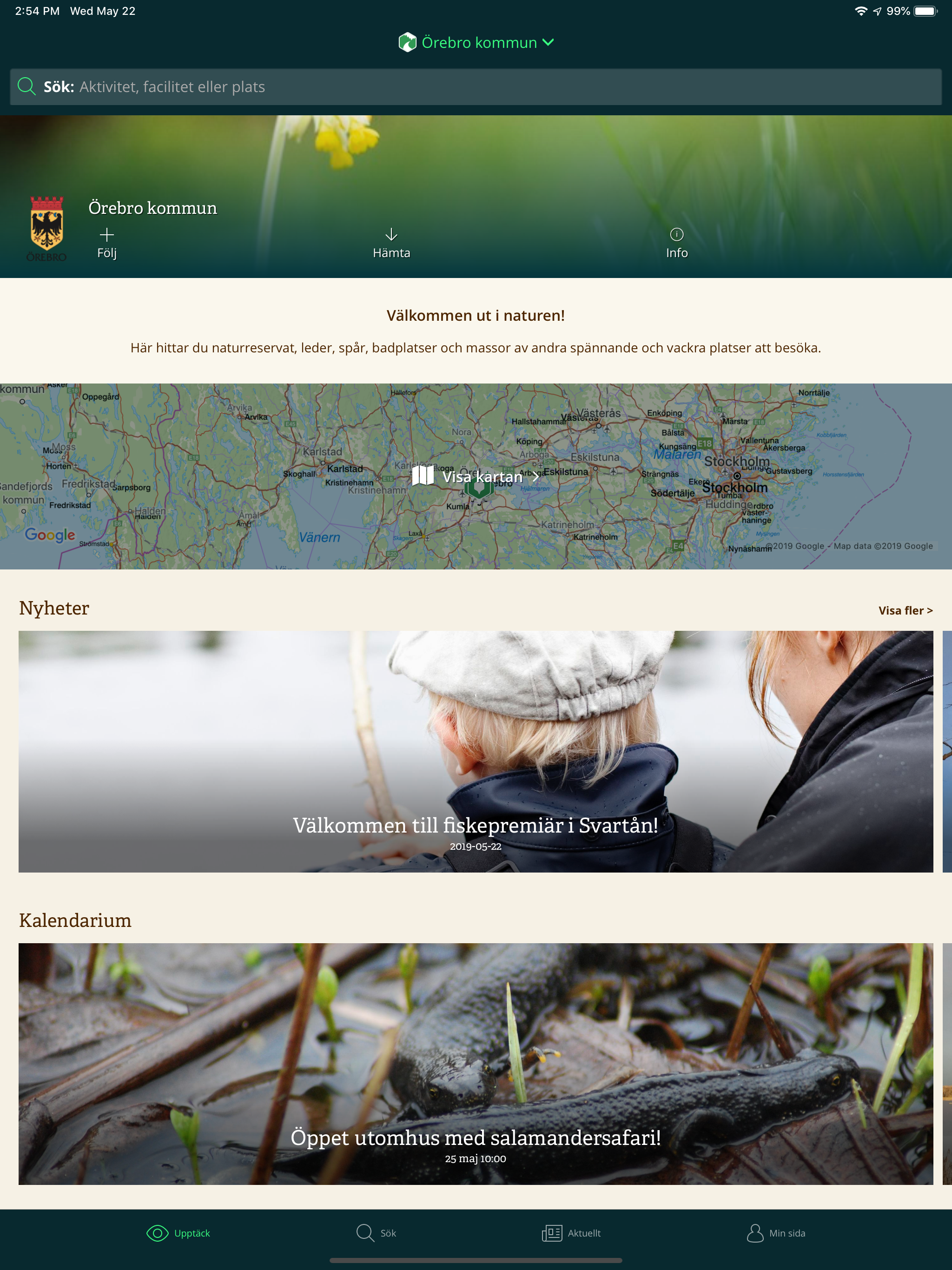 Örebros Naturkarta