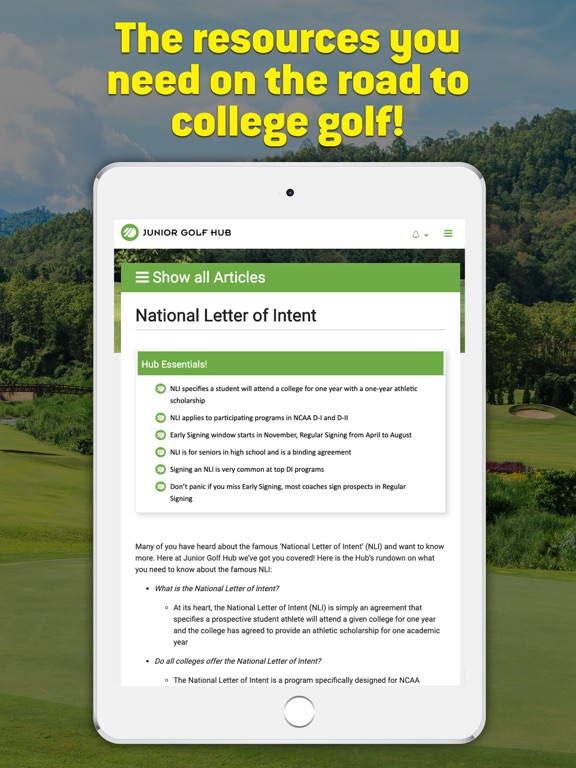 Screenshot #5 pour Junior Golf Hub