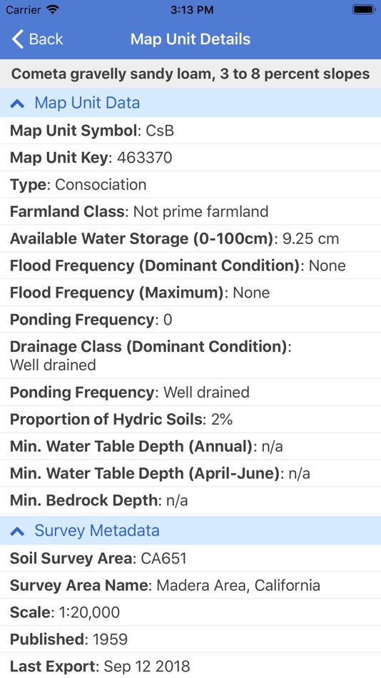 #2. SoilWeb (iOS) By: University of California, Davis