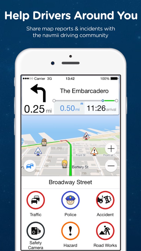 #3. Navmii Offline GPS Russia (iOS) 由: Navmii Publishing Ltd