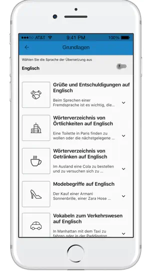 Screenshot von Forvo Travel auf dem iPhone 3
