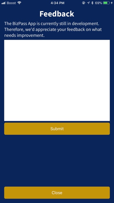 FIU BizPass Screenshot