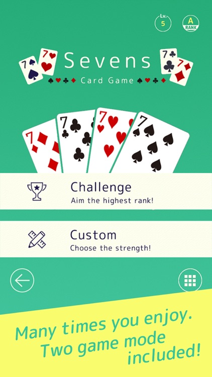 Sevens - Fun Classic Card Game