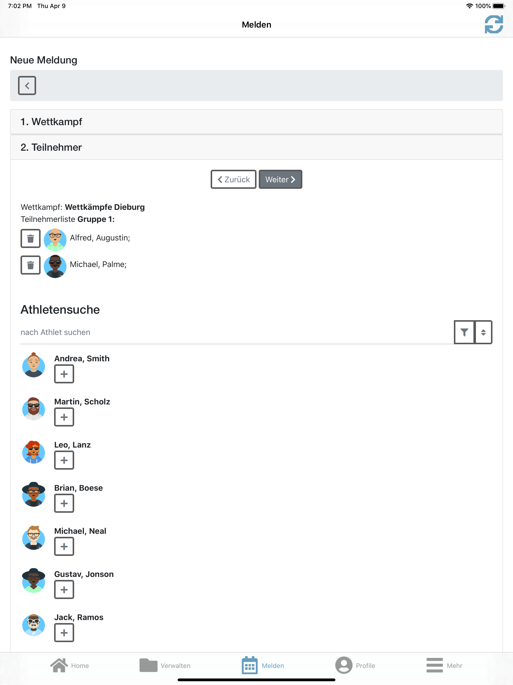 LAPS - Sportgruppenverwaltung screenshot 17
