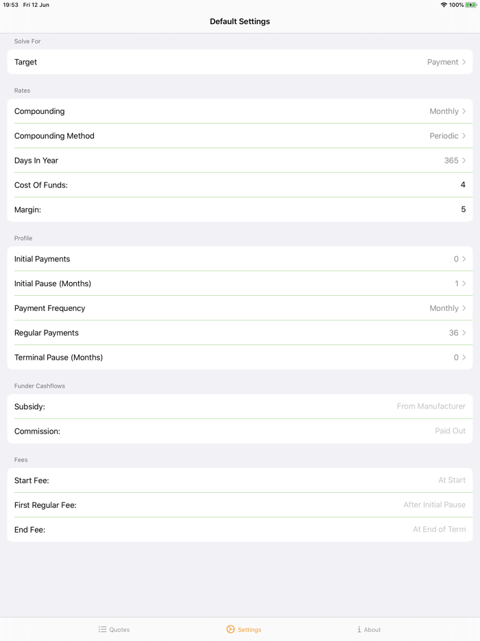 Loan and Lease Calculator