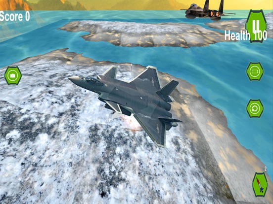Aircraft Jet Fighter War Game iPad screenshot