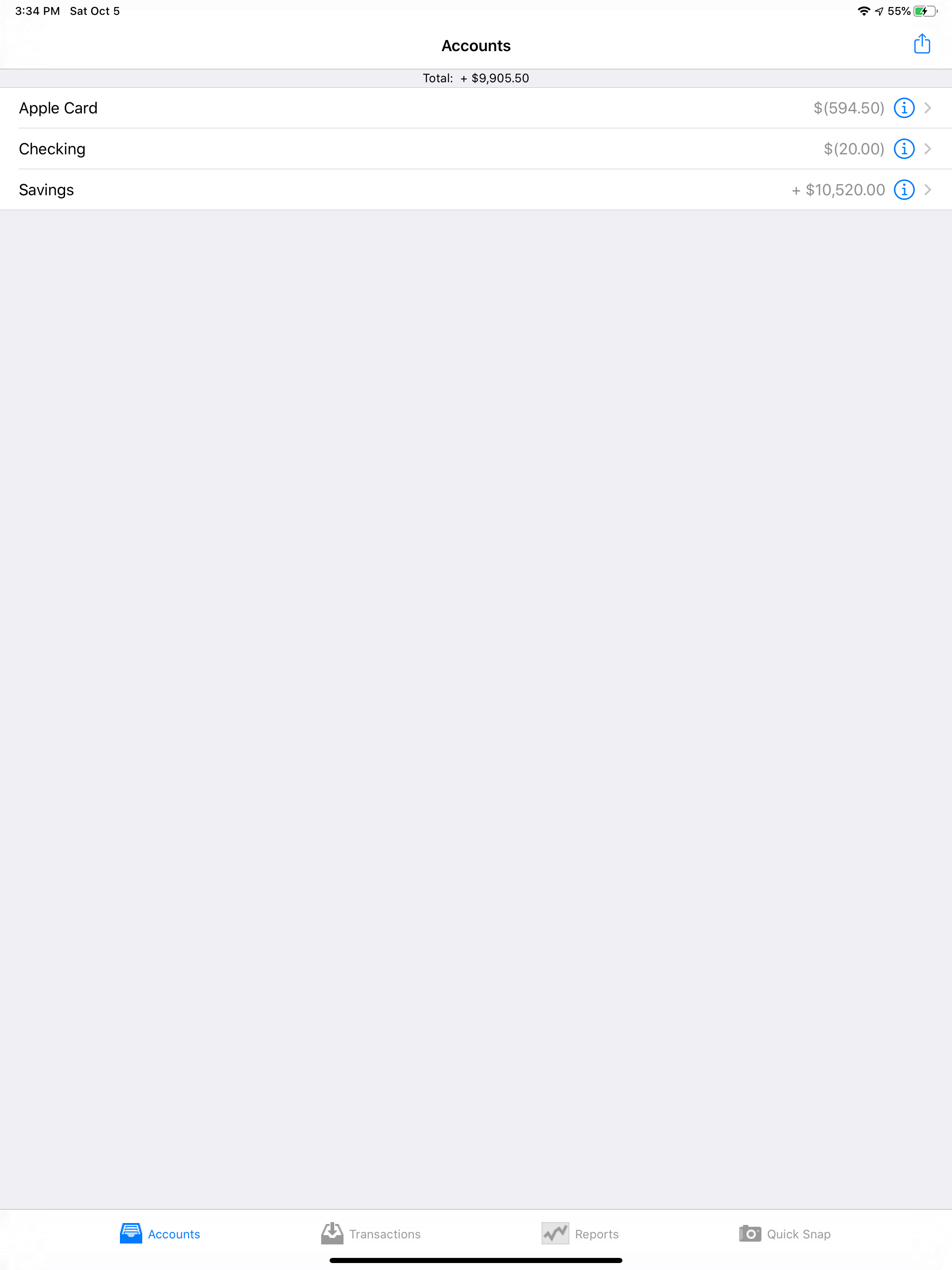 iAccountant screenshot 8
