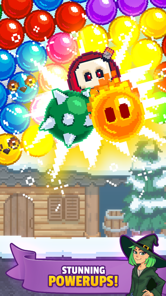 #5. Witch Game - Bubble Pop Origin (iOS) Podle: MadOverGames