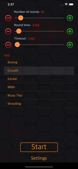 Game screenshot Timer for workouts,boxing,mma apk