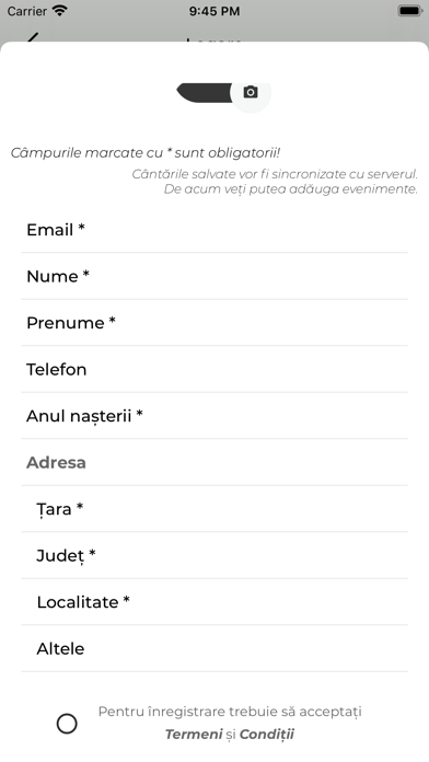 Carte de cantari Screenshot