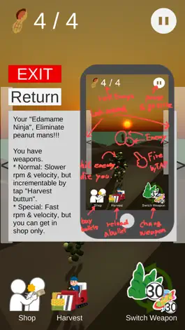 Game screenshot Edamame Ninja hack