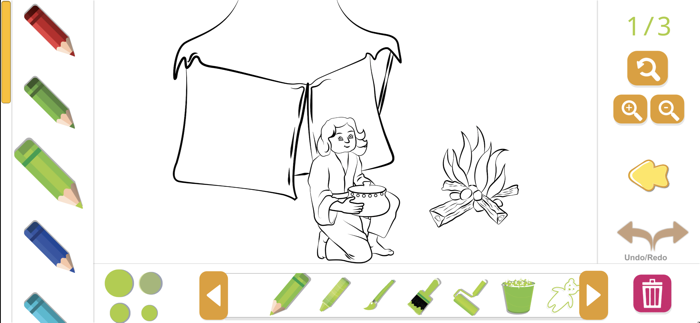 Biblia Coloring Story Book