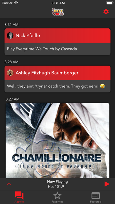 Hot 101.9 Screenshot
